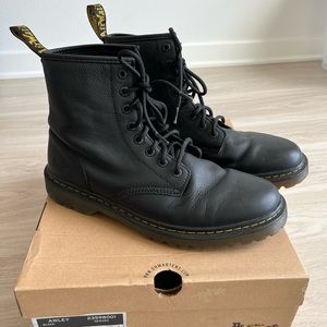 Dr. Martens Awley Black Boots Sz 12
